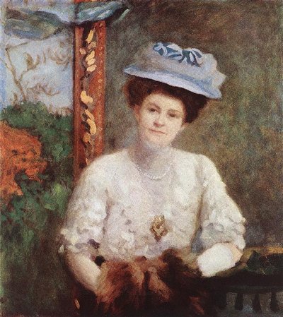 Portrait of Mrs. Vilmos Grunwald by Károly Ferenczy